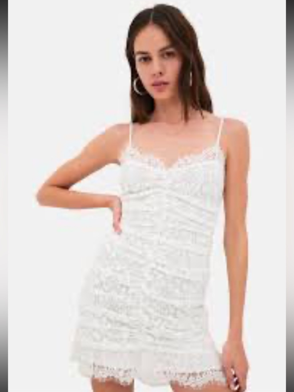 WOMENS Storia Lace detail spaghetti strap mini dress size Large